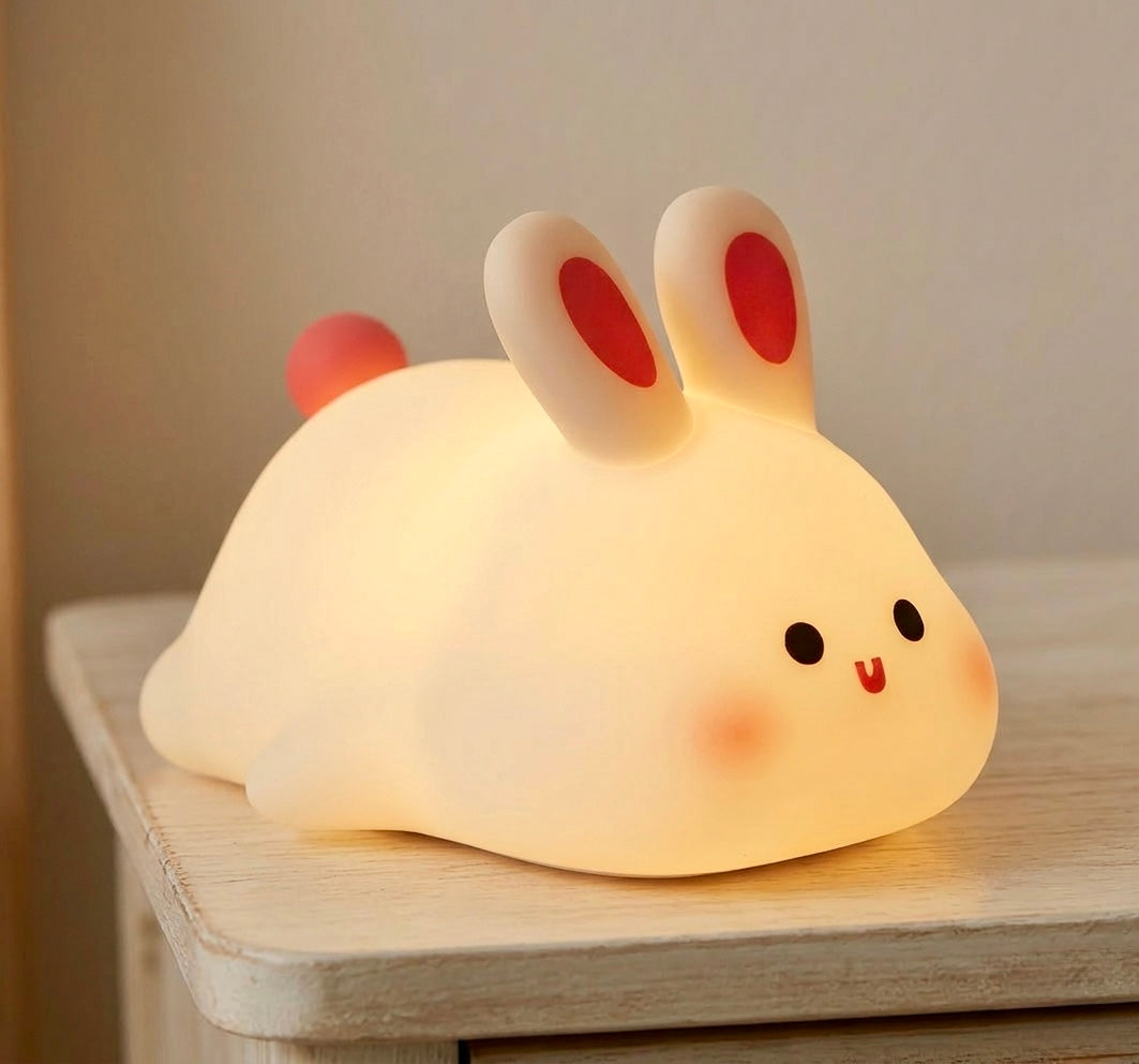 Cute Rabbit Night Light Lamp