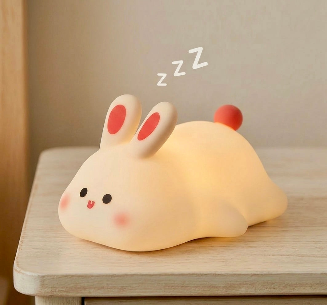 Cute Rabbit Night Light Lamp