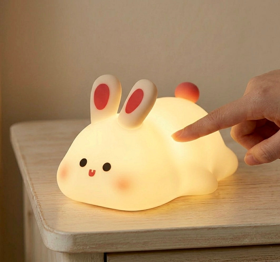 Cute Rabbit Night Light Lamp